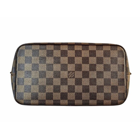 LOUIS VUITTON SALEYA PM Damier Ebene Satchel Bag Tote Leather Monogram Handbag - Picture 12 of 15